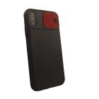 Чехол накладка Camshield TPU для iPhone X/XS Black/Red