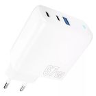 СЗУ Proove Shot GaN 67W (2Type-C + USB) White (WCSP4020002)