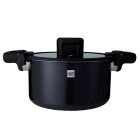 Кастрюля-скороварка Xiaomi HUOHOU Stainless Steel Enamel Micro Pressure Cooker Black 6л (HU0159)