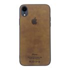 Чехол Leather Case для iPhone XR Brown