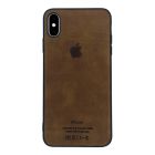 Чехол Leather Case для iPhone XS Max Brown