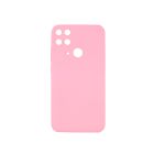 Чохол Original Soft Touch Case for Xiaomi Redmi 10с/Poco C40 Light Pink with Camera Lens