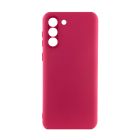 Чехол Original Soft Touch Case for Samsung S21 FE/G990 Marsala with Camera Lens