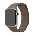 Ремешок для Apple Watch 42mm/44mm Magnetic Leather Loop Brown