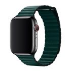 Ремешок для Apple Watch 38mm/40mm Magnetic Leather Loop Forest Green
