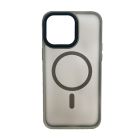Чохол накладка Mate Plus Metal Buttons Case with MagSafe для iPhone 12/12 Pro Grey