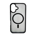 Чохол накладка Mate Plus Metal Buttons Case with MagSafe для iPhone 16 Black