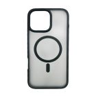 Чехол накладка Mate Plus Metal Buttons Case with MagSafe для iPhone 16 Pro Max Black