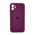 Чохол Soft Touch для Apple iPhone 11 Maroon with Camera Lens Protection Square