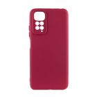 Чехол Original Soft Touch Case for Xiaomi Redmi 10/Note 11 4G Marsala with Camera Lens