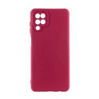 Чехол Original Soft Touch Case for Samsung A12-2021/A125/M12-2021 Marsala with Camera Lens
