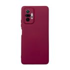 Чохол Original Soft Touch Case for Xiaomi Redmi Note 10 Pro/Note 10 Pro Max Marsala with Camera Lens (2)