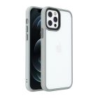 Чехол накладка Mate Plus Metal Buttons Case для iPhone 13 Pro Silver