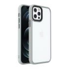 Чехол накладка Mate Plus Metal Buttons Case для iPhone 13 Pro Max Silver