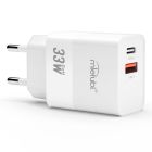 МЗП MIetubl MTB-CS06E USB-C + USB 33W + Type-C Cable White