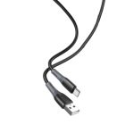 Кабель XO NB225 Micro USB 1m 2.4A Silicone Black