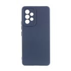 Чехол Original Soft Touch Case for Samsung A73-2022/A736 Midnight Blue with Camera Lens
