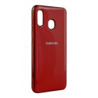 Чехол накладка Molan Soft Glass для Samsung A40-2019/A405 Red