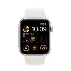 Смарт-годинник Apple Watch Series SE 2 44mm Silver/White (MNTH3) S/M
