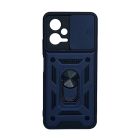 Чохол Armor Camshield Case для Xiaomi Redmi Note12 with Ring Dark Blue with Camera Lens