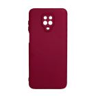 Чехол Original Soft Touch Case for Xiaomi Redmi Note 9s/Note 9 Pro/Note 9 Pro Max Marsala with Camera Lens