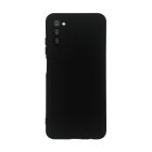 Чохол Original Silicon Case Samsung A03s-2021/A037 Black with Camera Lens