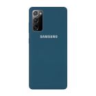 Чехол Original Soft Touch Case for Samsung S20 FE/G780 Cosmos Blue