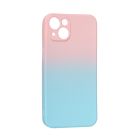 Чохол накладка Silicon Gradient Case для iPhone 13/14 Pink/Light Blue