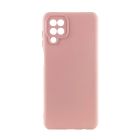Чехол Original Soft Touch Case for Samsung A12-2021/A125/M12-2021 Pink Sand with Camera Lens