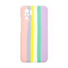Чохол Silicone Cover Full Rainbow для Xiaomi Redmi Note10 Pro/Note 10 Pro Max Pink/Lilac with Camera Lens