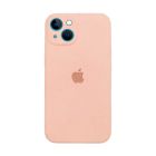 Чехол Alcantara для Apple iPhone 13/14 with Camera Lens Light Pink