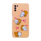 Чехол Original Soft Touch Case for Xiaomi Poco M3 Pink Sand Bears with Camera Lens