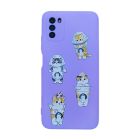 Чохол Original Soft Touch Case for Xiaomi Poco M3 Violet Kitty with Camera Lens
