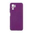 Чехол Original Soft Touch Case for Xiaomi Poco M5S Purple with Camera Lens