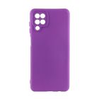 Чехол Original Soft Touch Case for Samsung A12-2021/A125/M12-2021 Purple with Camera Lens