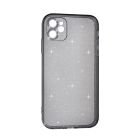 Чохол Silicon Shiny Case iPhone 11 Glitter Clear/Black