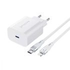 МЗП Proove Rapid 20W (Cable Type-C + Lightning) White