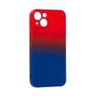 Чохол накладка Silicon Gradient Case для iPhone 13/14 Red/Dark Blue