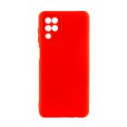 Чохол Original Soft Touch Case for Samsung A12-2021/A125/M12-2021 Red with Camera Lens