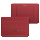 Чехол Leather Bag (Magnet) для Macbook 13"-14" Red