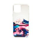 Чохол Wave Above Case для iPhone 14 Clear with MagSafe Rose Vallery