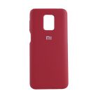 Чехол Original Soft Touch Case for Xiaomi Redmi Note 9s/Note 9 Pro/Note 9 Pro Max Rose Red