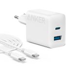 МЗП Anker PowerPort 312 20W PD3.0, PIQ3.0, QC3.0 White + Type-C to Type-C (B2348G21)