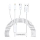 Кабель Baseus Superior Series Type-C/Lightning/Micro USB 1.5m White (CAMLTYS-02)