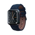 Ремешок Njord Salmon Leather Strap Petrol для Apple Watch 45mm/44mm (SL14121)