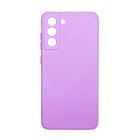 Чохол Original Soft Touch Case for Samsung S21 FE/G990 Purple with Camera Lens