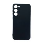 Чехол Original Soft Touch Case for Samsung S23/S911 Black with Camera Lens