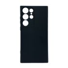 Чехол Original Soft Touch Case for Samsung S23 Ultra/S918 Black with Camera Lens