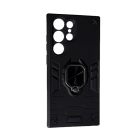Чохол Armor Antishock Case для Samsung S24 Ultra/S928 with Ring Black with Camera Lens