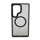 Чохол накладка Mate Plus Metal Buttons Case with MagSafe для Samsung S25 Ultra Black